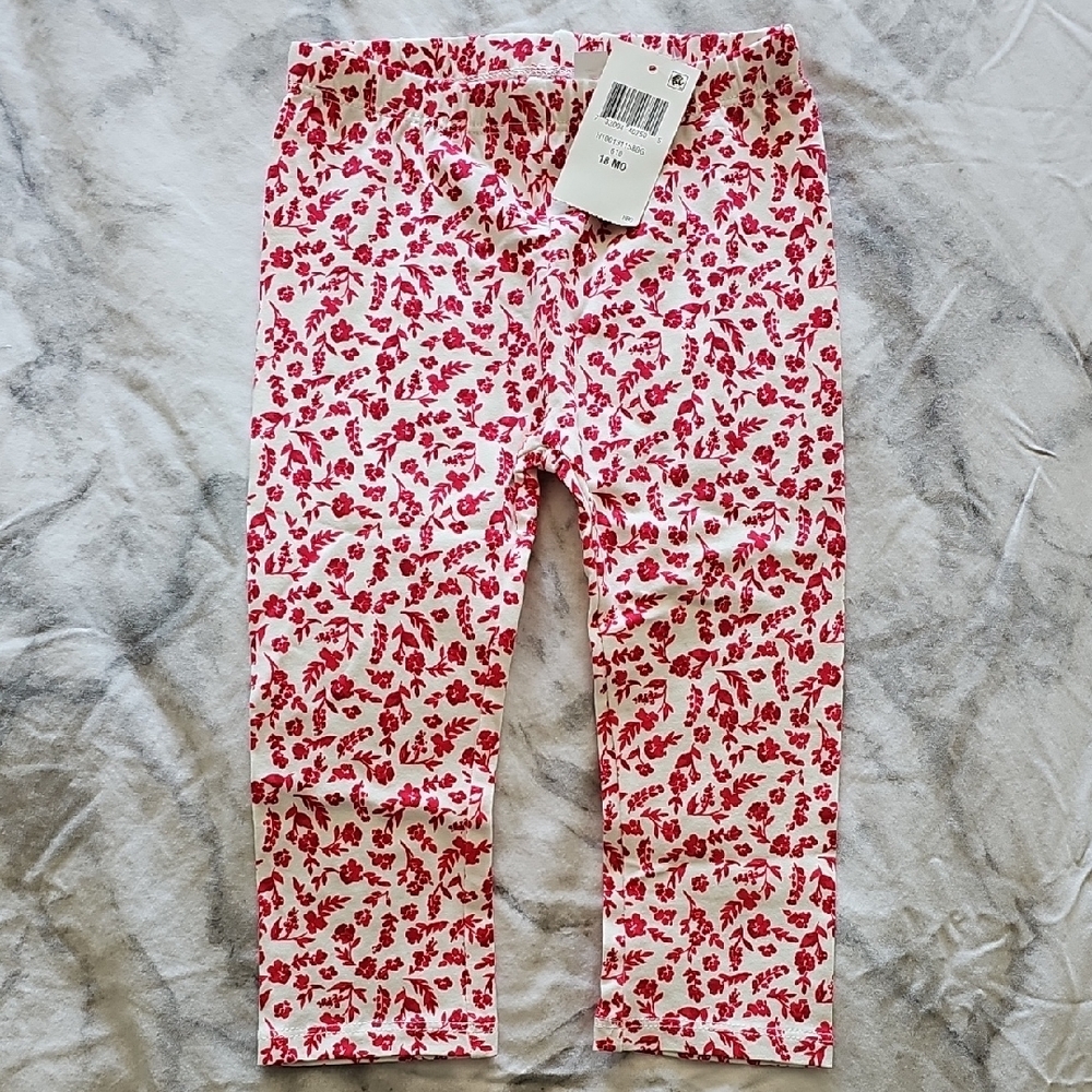 First Impressions 18 Months Floral Print Kids Leggings